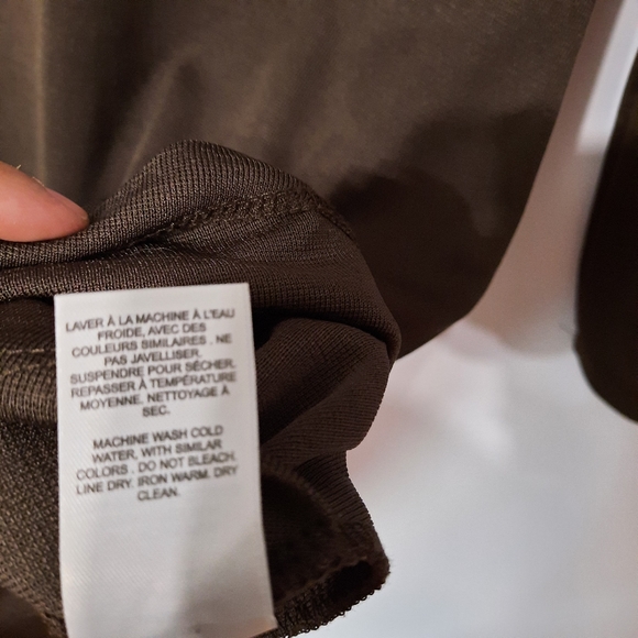 Dynamite Dark Green long sleeve dress - Picture 7 of 8